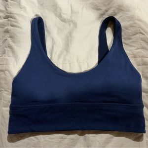 Lululemon Align Reversible Bra A/B. Size 10. Like New. True Navy.